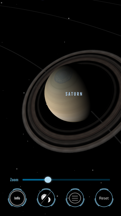 Solar System Augmented Reality Screenshot