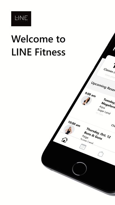 LINE Fitness Screenshot