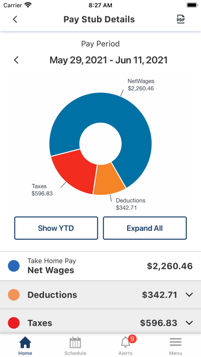 Paycor Mobile Screenshot