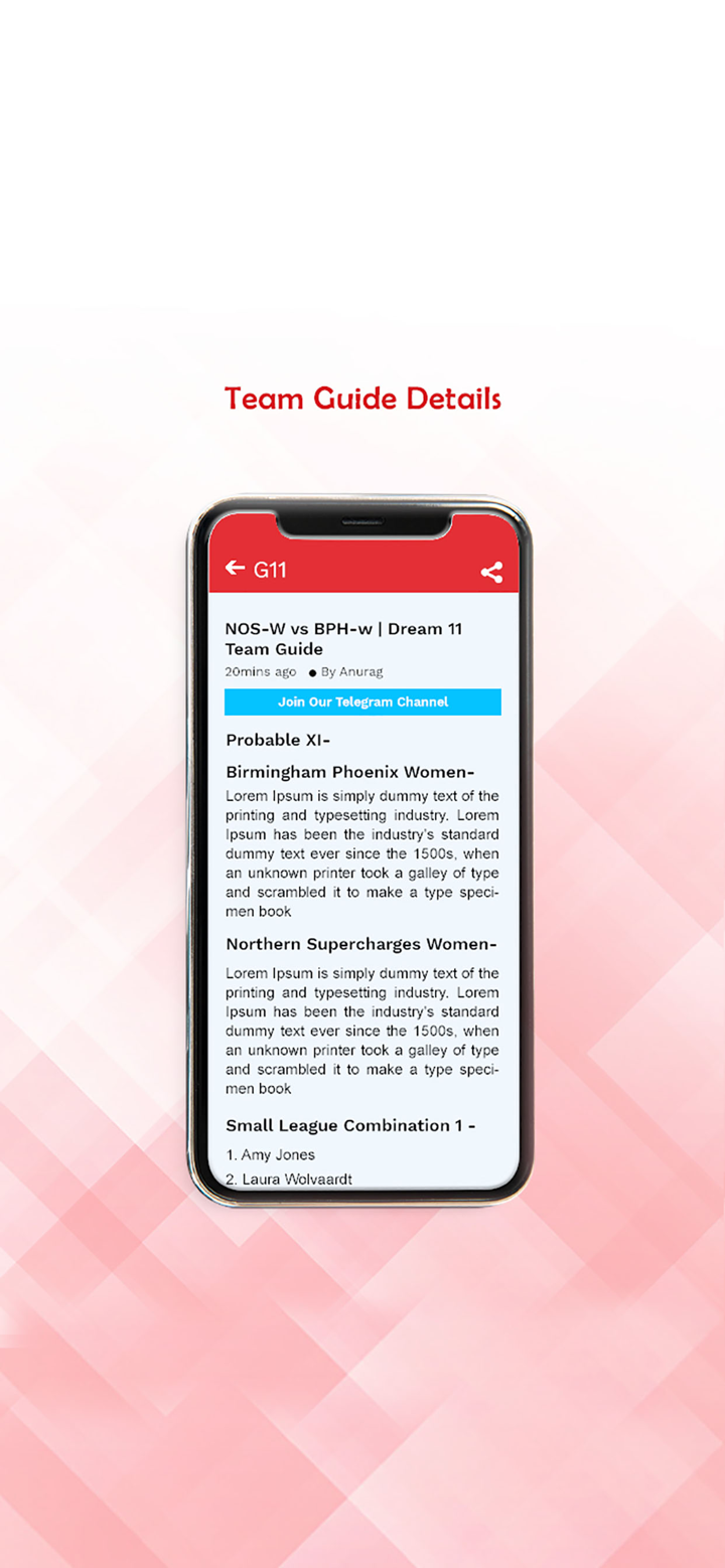 G11 -Dream11 Prediction screenshot 3