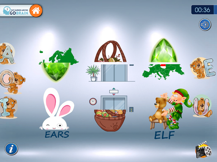 Fun with letters. AOUEI.