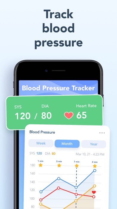 Blood pressure app BreathNow Screenshot