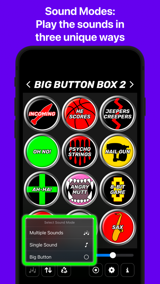 #3. Big Button Box 2 sound effects (iOS) Ved: Shaved Labs Ltd