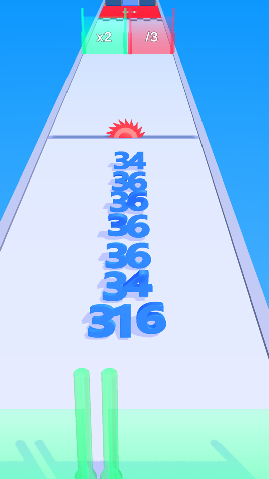 #10. Number Stack Run (iOS) 由: Aden Games
