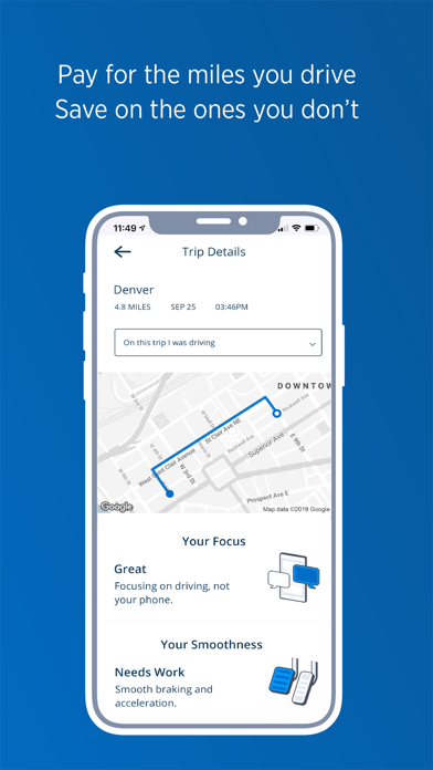 USAA Pay As You Drive by Noblr Screenshot