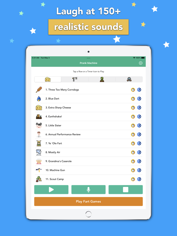 Screenshot #4 pour Fart Sounds & Annoying Games
