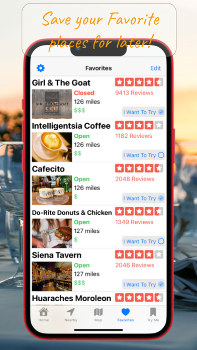 Nearby Food Screenshot