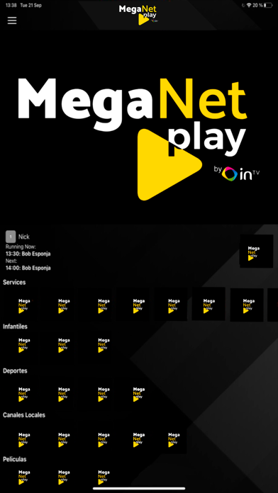 MegaNet Play Screenshot