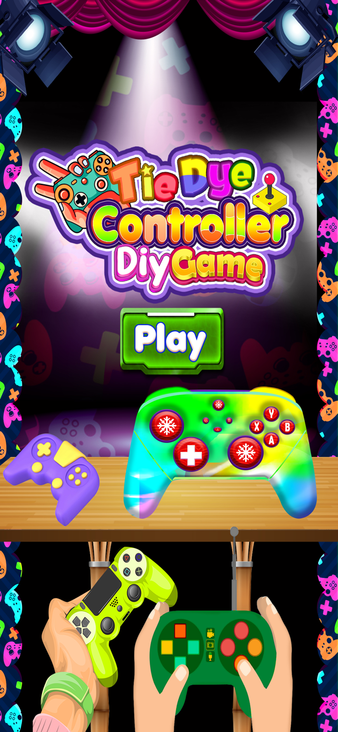 Tie Dye Controller DIY Games