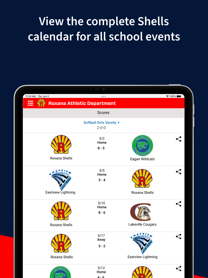 Roxana Athletic Department