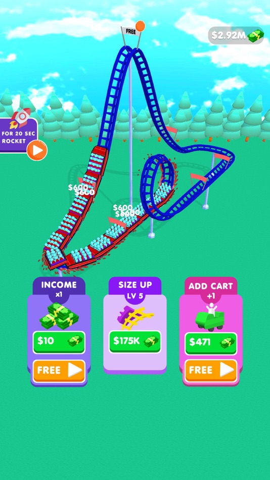 #5. Ride Clicker Idle (iOS) Podle: Virtual Projects Oyun Yazilim Ve Teknoloji