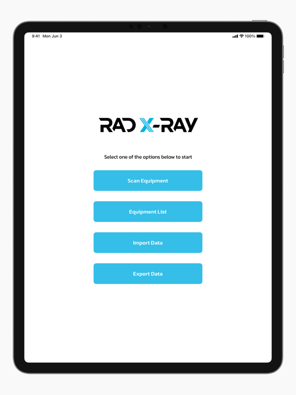 Rad X-Ray app screenshot