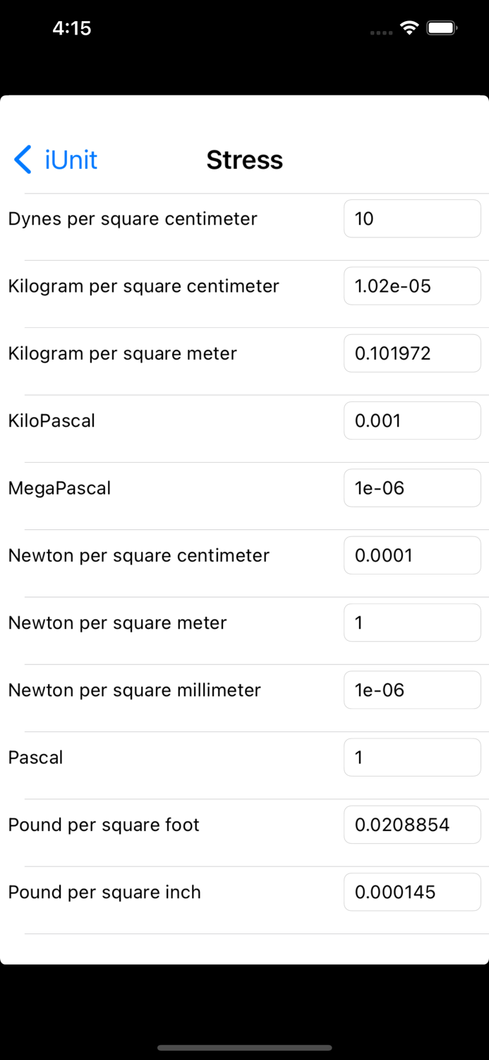 iUnit Measurement Conversion