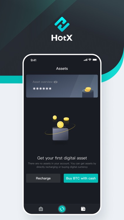 HotX：Buy & Sell BTC,ETH,Doge