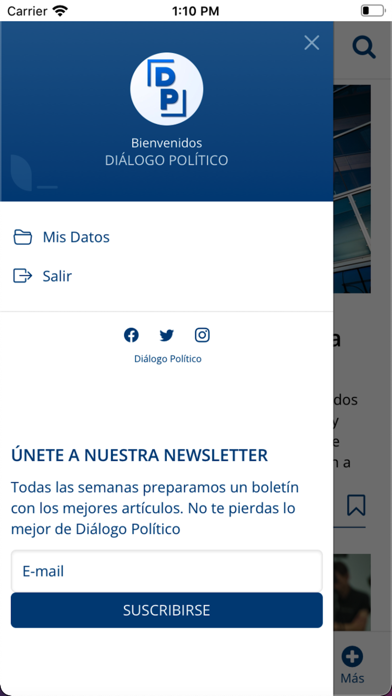 Diálogo Político Screenshot