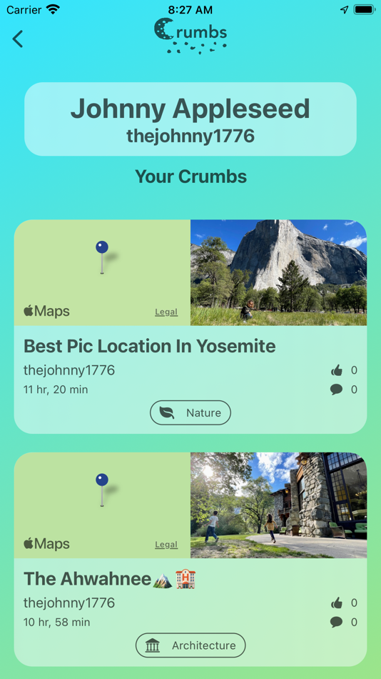 #4. Crumbs - The Geosocial Network (iOS) 由: PIPOApps LLC