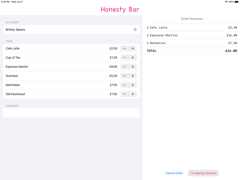 #4. Honesty Pub (iOS) 由: Lee Harman