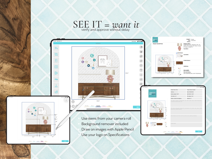 Design Appy tile drawing