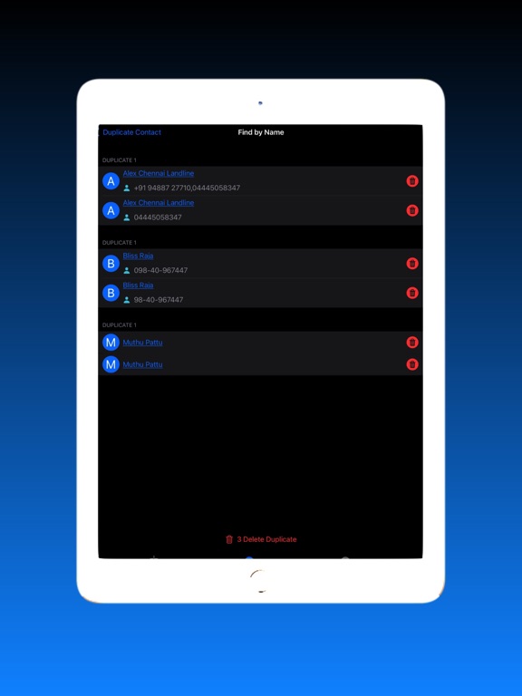 Screenshot #6 pour Contact Manager Remover Pro