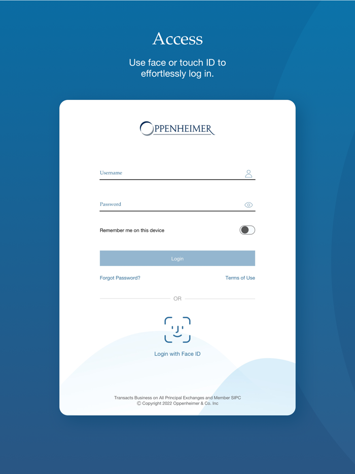 Opco Client Access mobile app