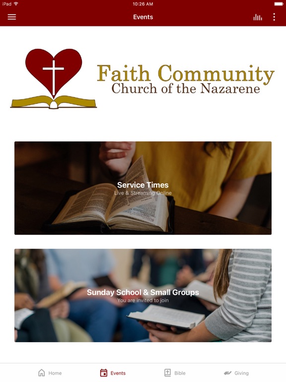 Faith Community Church - TN iPad screenshot