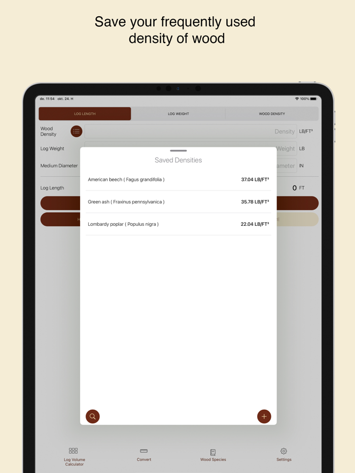 LogClimber - Wood Log Calc