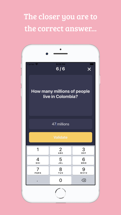 Guesstimate - culture quiz Screenshot