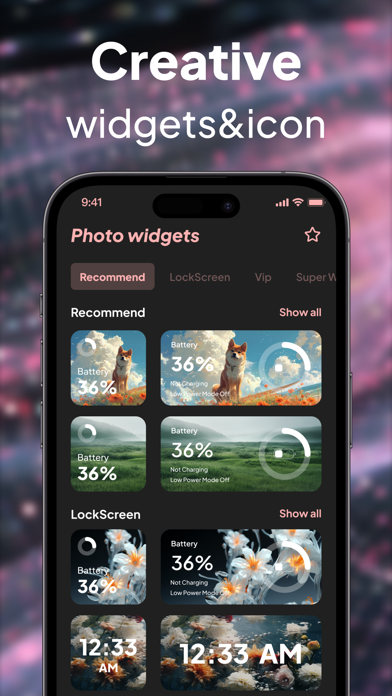 Photo Widgets - Icons themes Screenshot