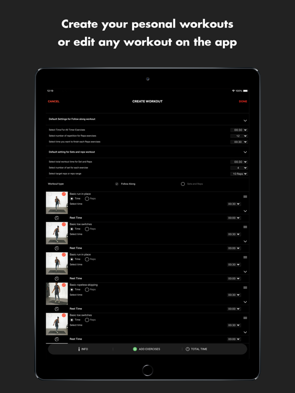 Doviesfitness iPad screenshot 5 - Health & Fitness app
