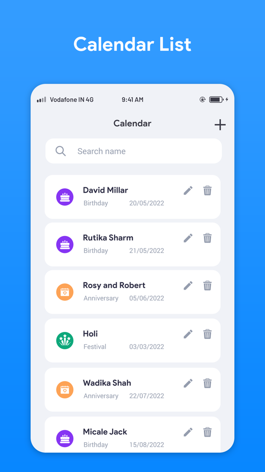 #5. Calender : Event Reminder (iOS) โดย: Hetal Thummar