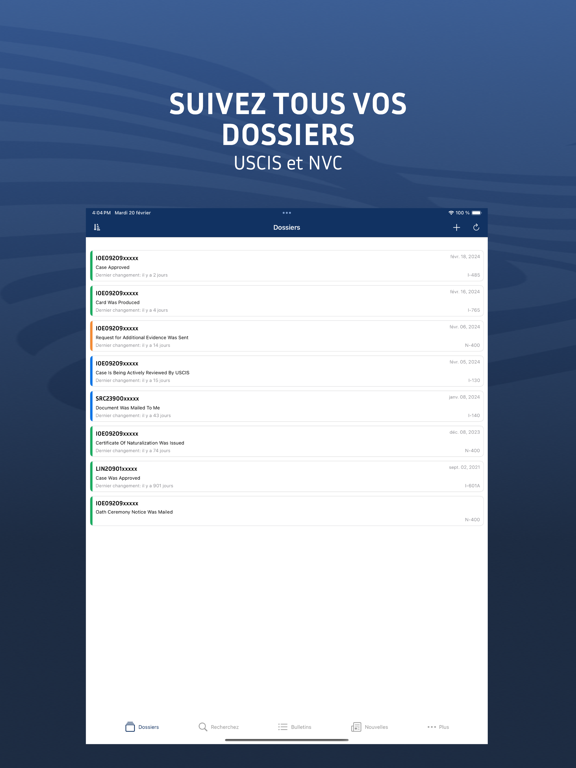 Screenshot #5 pour Case Tracker for USCIS & NVC