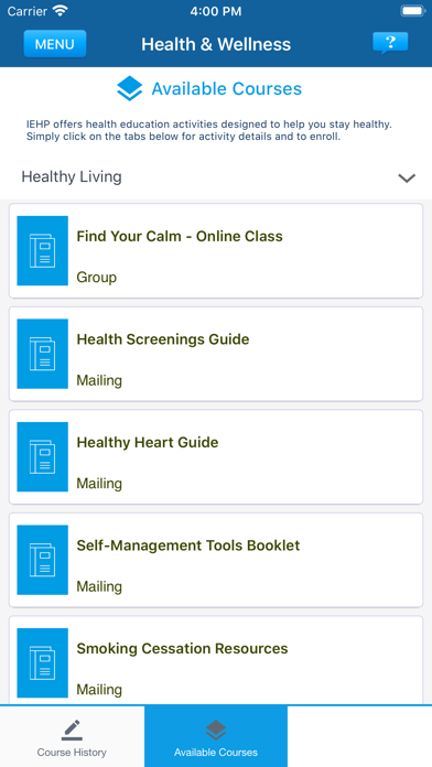 IEHP Smart Care Screenshot