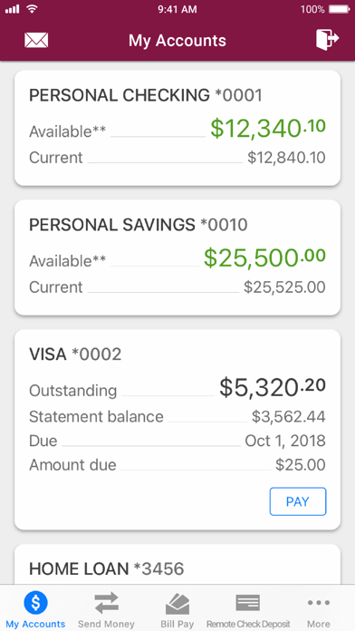 First Liberty Bank Screenshot