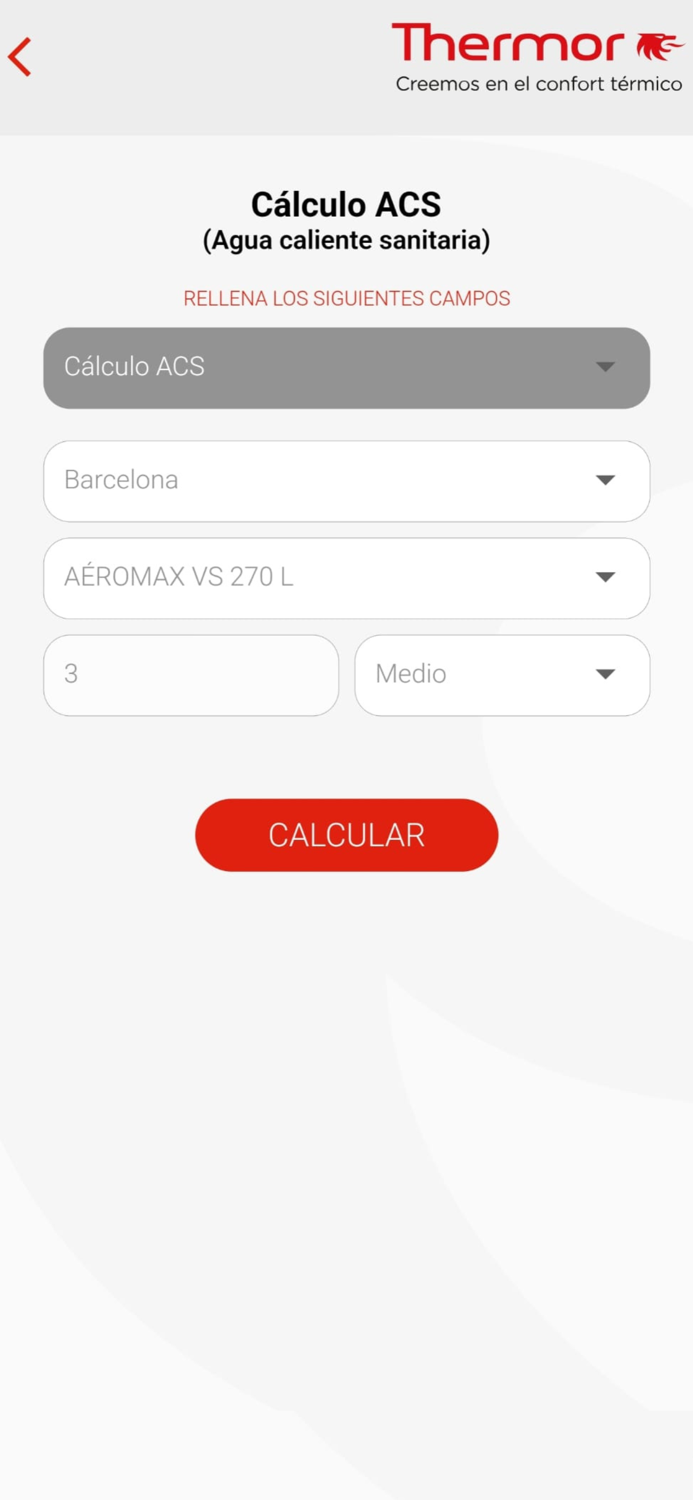 Calculadora Aerotermia Thermor
