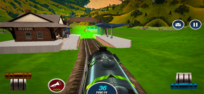 Offroad Train Driving Games