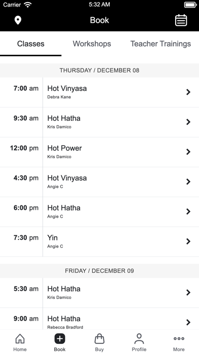 BEYOUTIFUL HOT YOGA Screenshot