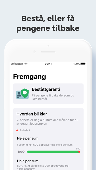 Jegerappen - bestå jegerprøven Screenshot