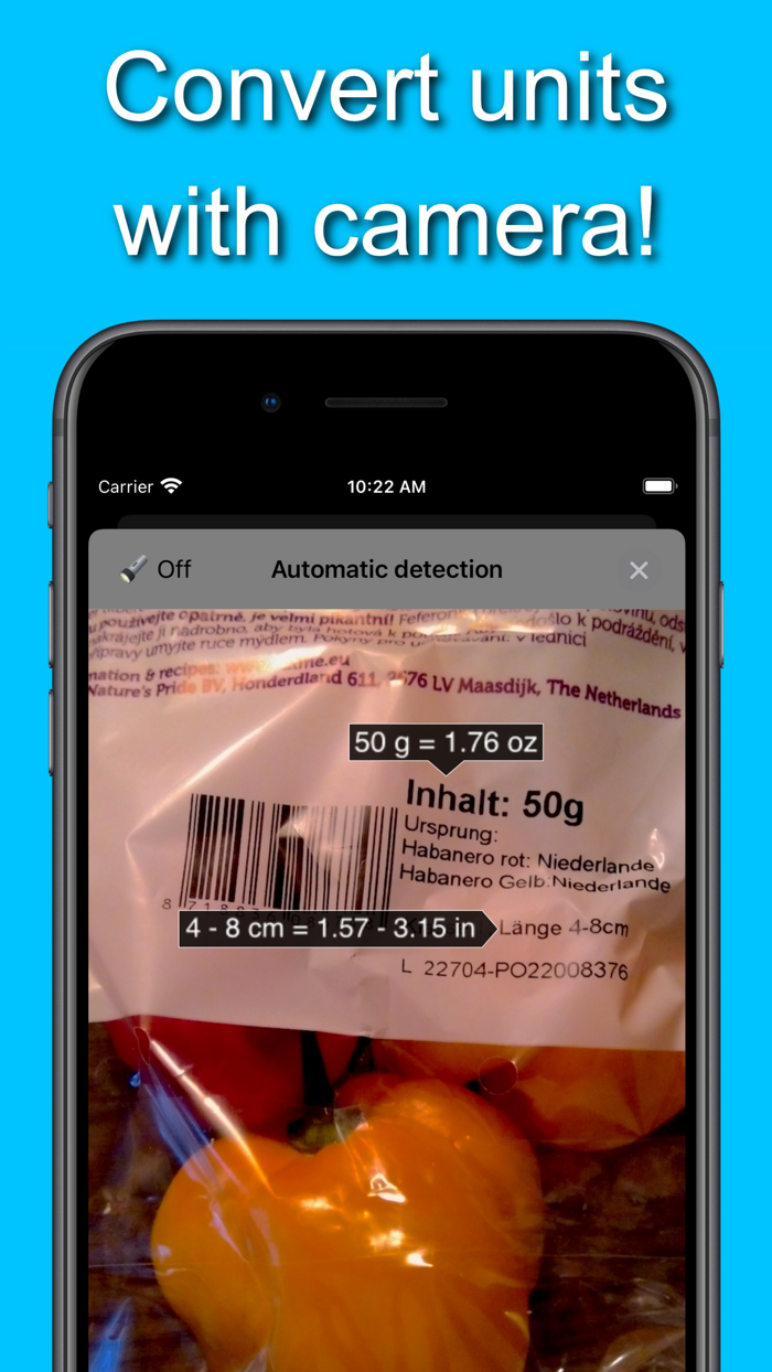 ImpARial – AR unit converter