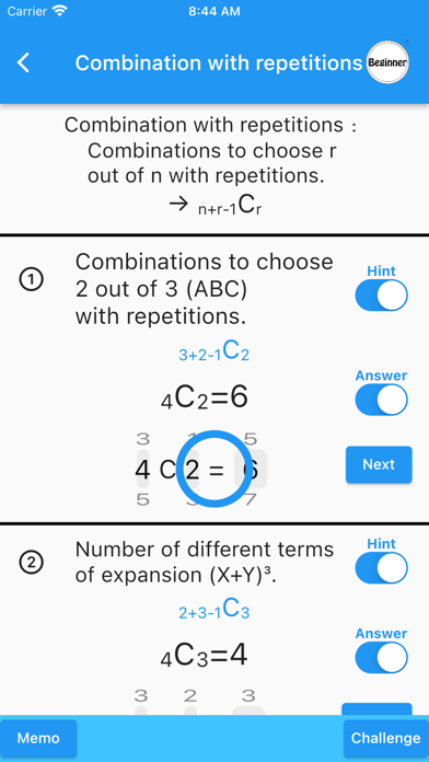 Probability(Math Drills) Screenshot