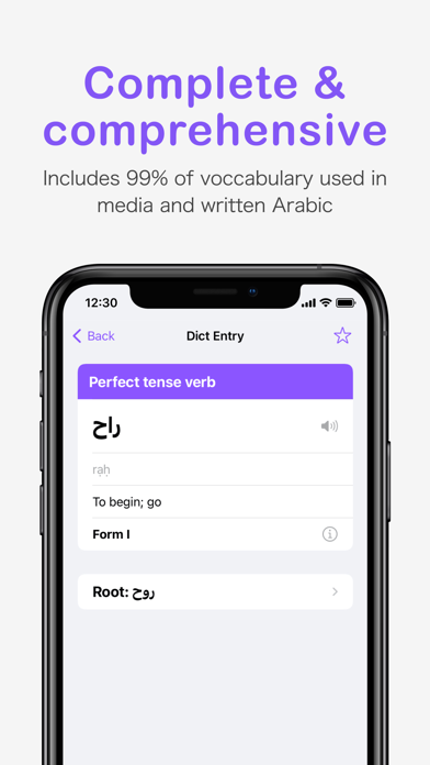 Qamoos Arabic Dictionary Screenshot