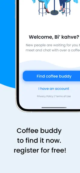 Game screenshot Bi Kahve? Find a coffee buddy hack