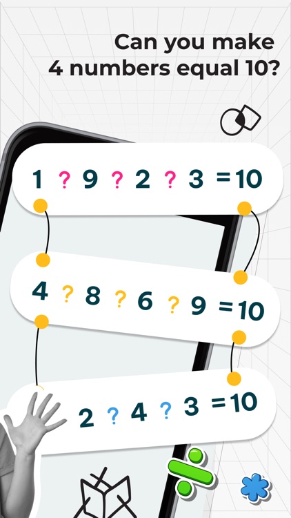 4 Numbers: Solve to 10 Quest screenshot-4