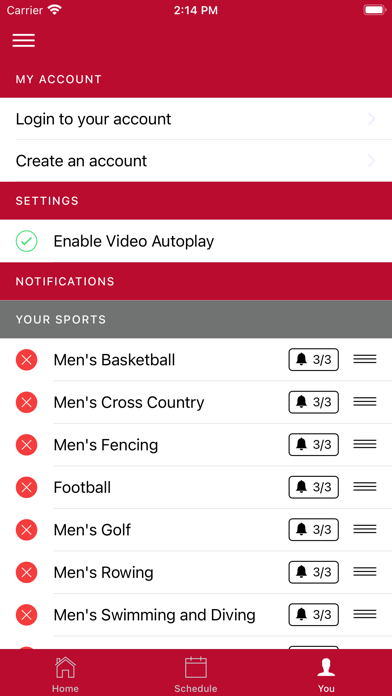Baylor Red Raiders Sports Screenshot 2 - AppWisp.com Baylor Red Raiders Sports Screenshot 2 - AppWisp.com