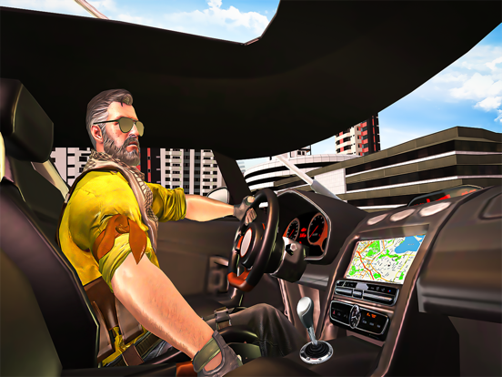 Yellow Cab City Driving Games iPad screenshot