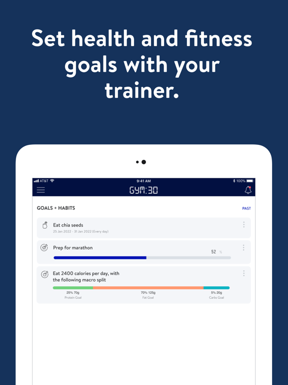 GYM30 FIT iPad screenshot 4 - Health & Fitness app