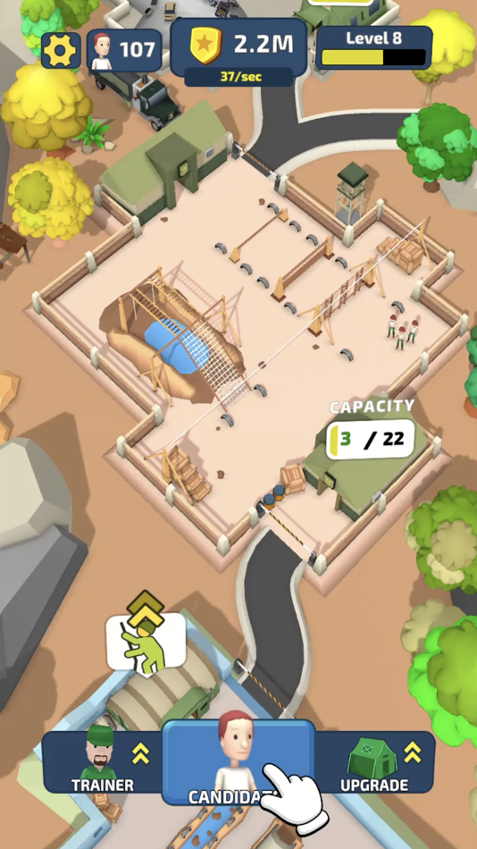 #5. Idle Army ! (iOS) 由: funcell Games Pvt Ltd