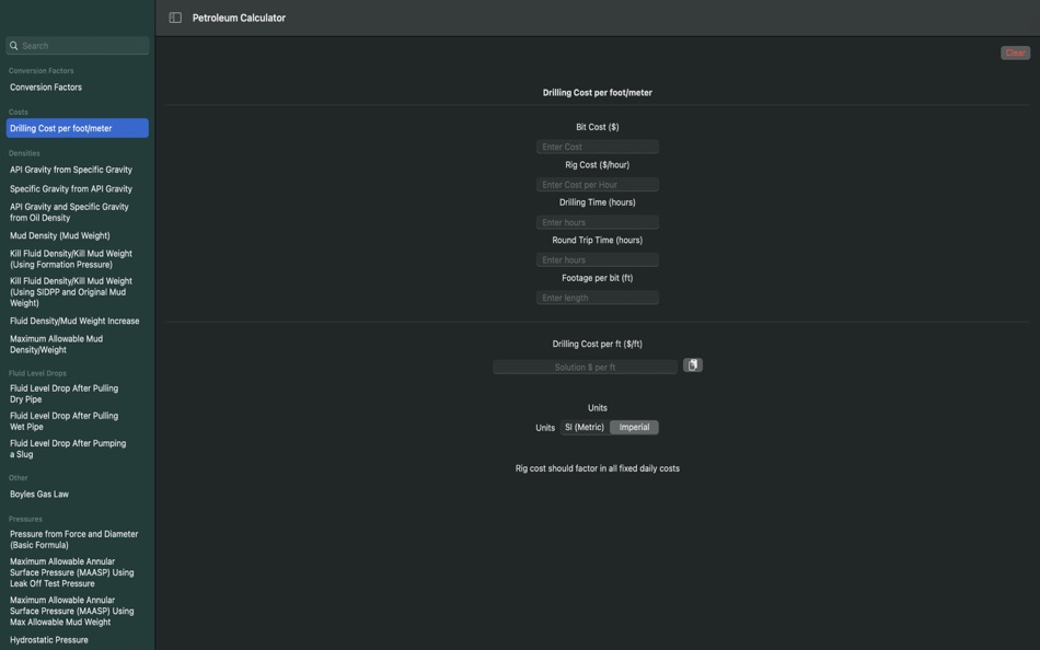 #3. Petroleum Calculator (macOS) 由: Paul Femiak
