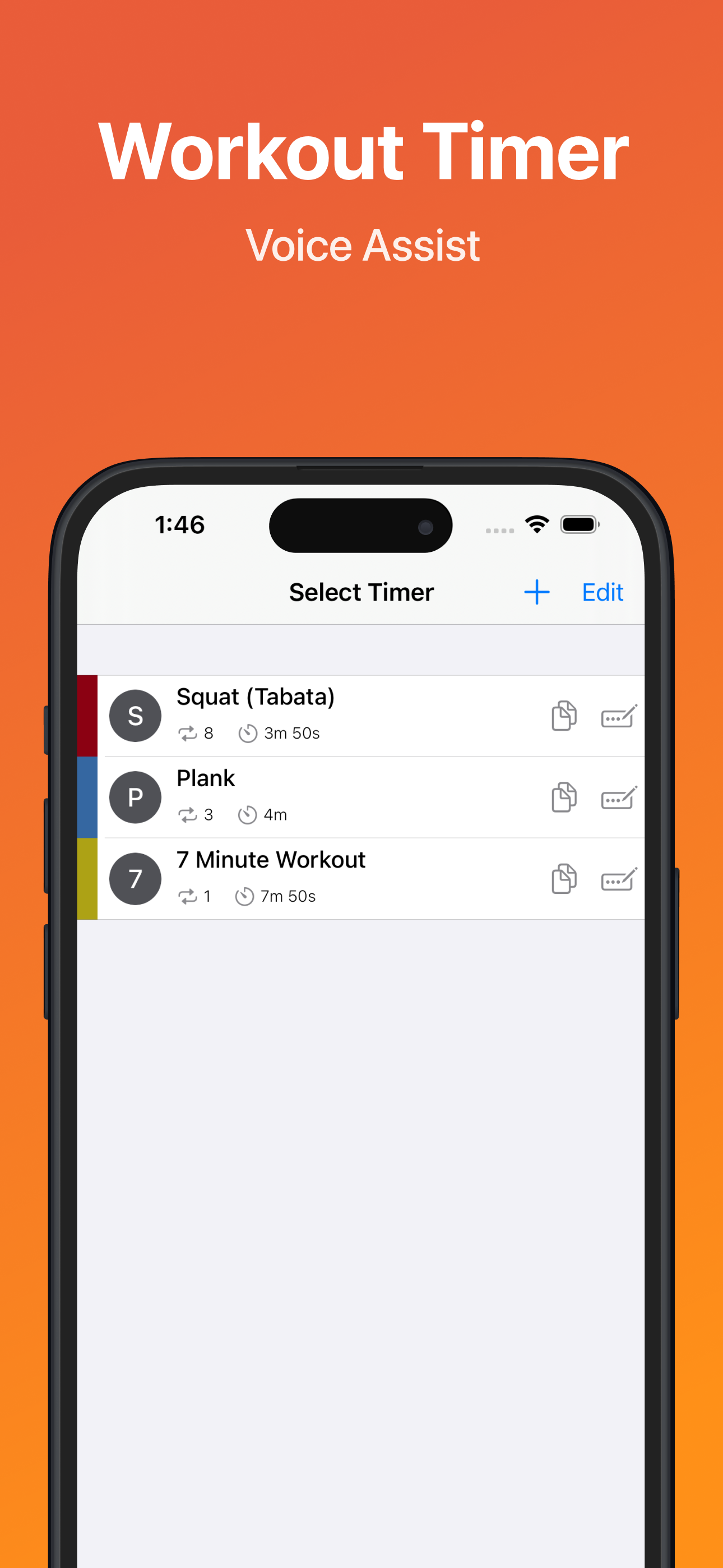 Simple Workout Timer