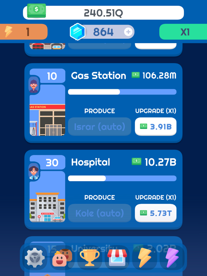 Idle City Management