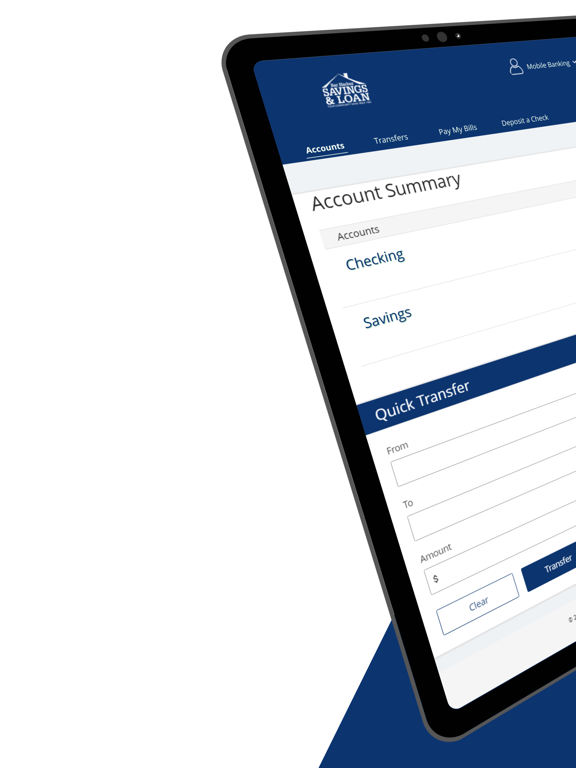 Bar Harbor Savings & Loan iPad screenshot 1 - Finance app